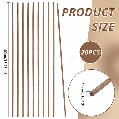 Black Walnut Wood Sticks LS-DIY-WH20050-48A-1
