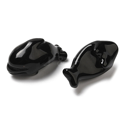 Natural Obsidian Sculpture Display Decorations DJEW-Q002-02D-1