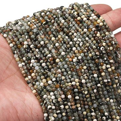 Natural Tree Agate Beads Strands LS-G-RM2025-A40-3mm-1
