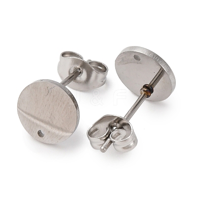 304 Stainless Steel Stud Earring Findings STAS-H436-21P-01-1