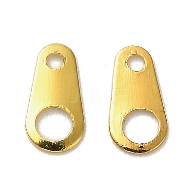 Brass Chain Extender Connectors KK-R211-11G-1