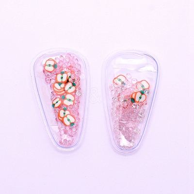 Plastic with Resin and Polymer Clay Accessories RESI-CJC0007-32B-1