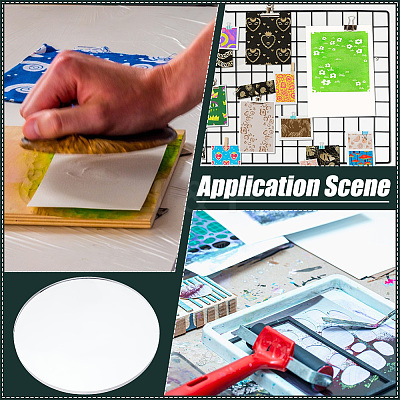 Silicone Reusable Gel Printing Plate for Arts and Crafts DIY-WH0816-134A-1