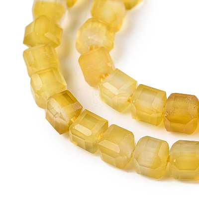 Dyed Natural Agate Beads Strands G-T138-211J-1
