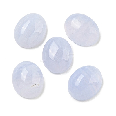 Natural Blue Lace Agate Cabochons G-I363-01A-1