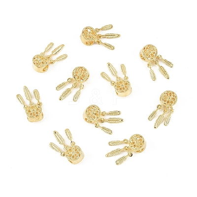 10Pcs Alloy European Beads FIND-YW0009-83G-1
