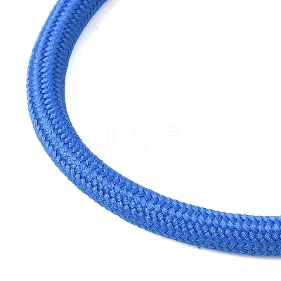 Braided Round Polyester Cord Bracelet Makings FB-CBAEDA0-01P-31-1