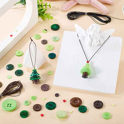 DIY Button Findings Kits DIY-TA0014-70-1