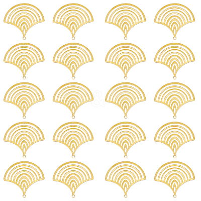20Pcs Brass Pendants KK-DC0002-24-1