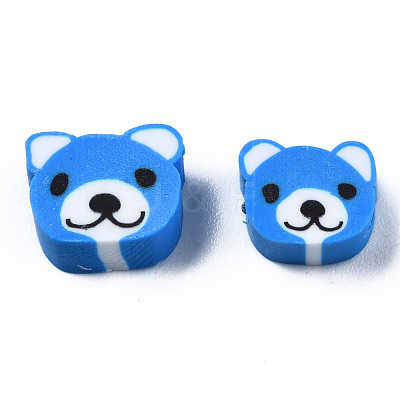Handmade Polymer Clay Beads CLAY-S096-004G-1