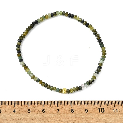 Natural Gemstone Beaded Stretch Bracelets for Women Men BJEW-JB14131-1