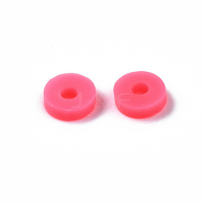 Handmade Polymer Clay Beads LS-CLAY-R067-4.0mm-B45-1
