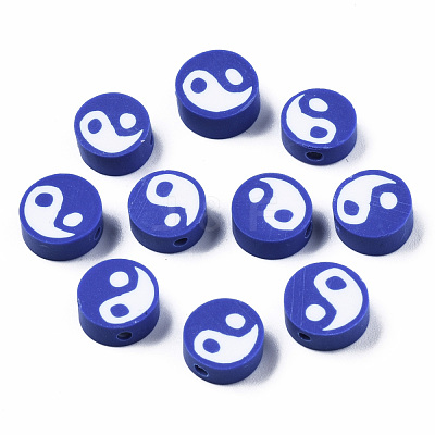 Handmade Polymer Clay Beads CLAY-T016-65I-1