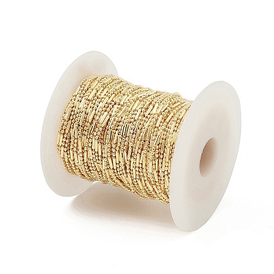 Brass Column & Round Ball Chains CHC-M025-02G-1