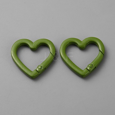 Zinc Alloy Spring Gate Rings AJEW-WH0471-106M-1