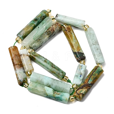 Natural Chrysocolla and Lapis Lazuli Beads Strands G-D353-A04-1