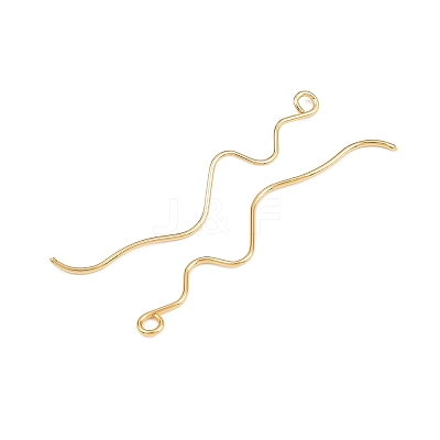 Brass Earring Findings KK-A274-17A-G-1