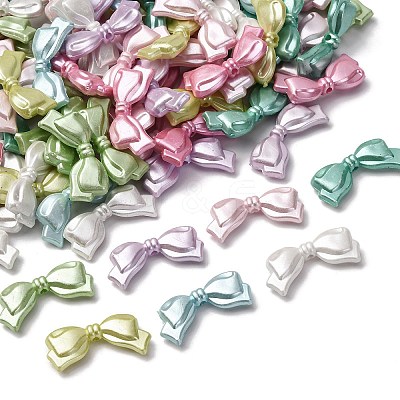 Pearlized Opaque Acrylic Beads OACR-S072-03C-1