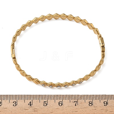 304 Stainless Steel Hinged Bangles for Women BJEW-C132-01A-G-1