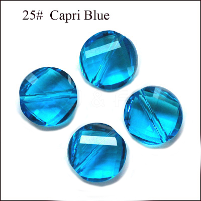 Imitation Austrian Crystal Beads SWAR-F057-10mm-25-1