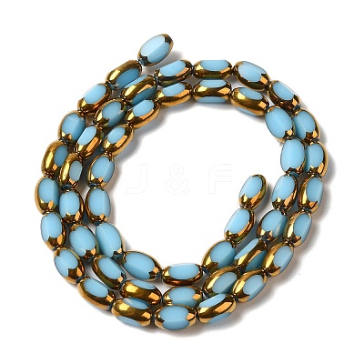 Electroplate Glass Beads Strands EGLA-P061-02A-10-1