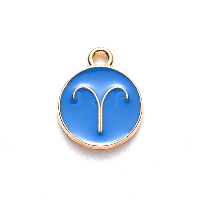 Alloy Enamel Pendants LS-ENAM-S124-01A-02A-1