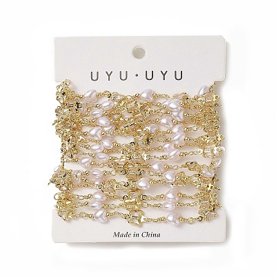 Rack Plating Brass Butterfly Link Chains CHC-C026-10-1
