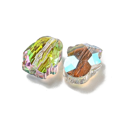 Electroplate Glass Beads EGLA-A041-01-HR01-1