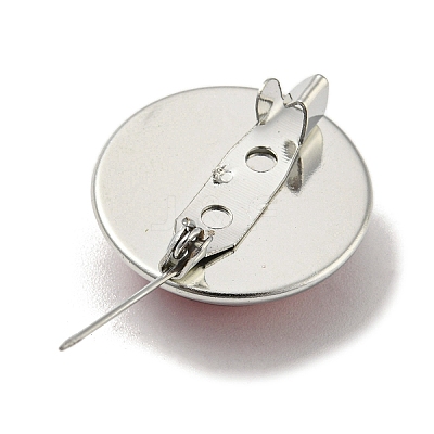 Round Glass Brooches FIND-Q096-01C-1