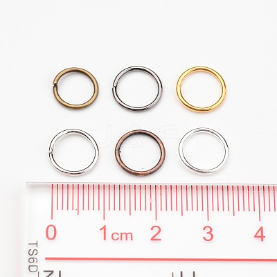 1 Box Brass Open Jump Rings KK-JP0007-10mm-1