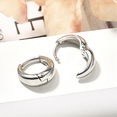 304 Stainless Steel Hoop Earrings for Women EJEW-C096-52P-1