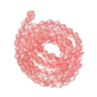 Cherry Quartz Glass Beads Strands G-K382-A05-01-1