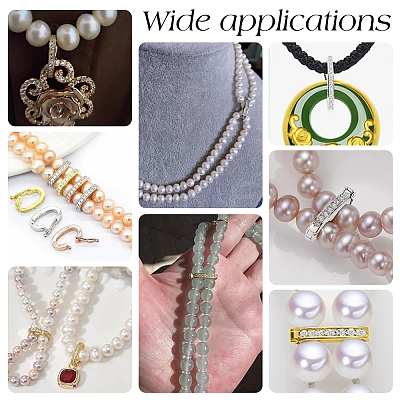 8Pcs 4 Colors Rack Plating Brass Micro Pave Cubic Zirconia Twister Clasps ZIRC-PH0001-45-1