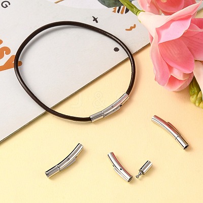Non-Tarnish 304 Stainless Steel Bayonet Clasps STAS-M297-01B-P-1