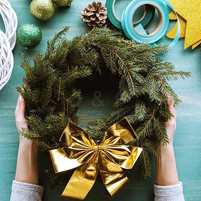 2Pcs Iron Wreath Frames DIY-CP0013-24B-1