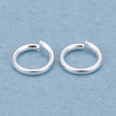 Rack Plating Brass Open Jump Rings KK-O139-18G-S-1
