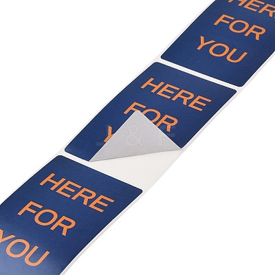 200Pcs Thank You Theme Stickers Roll DIY-M070-01H-1