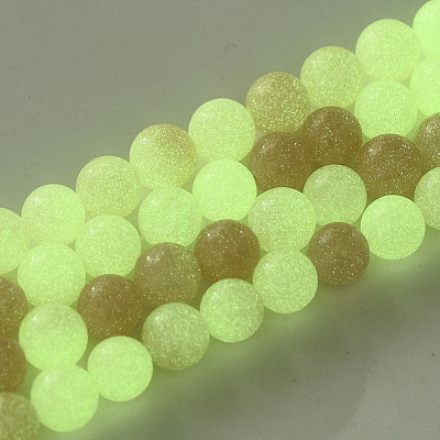 Synthetic Luminous Stone Beads Strands G-T129-12A-1