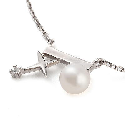 Anti-Tarnish 925 Sterling Silver Necklace STER-Z009-11P-1