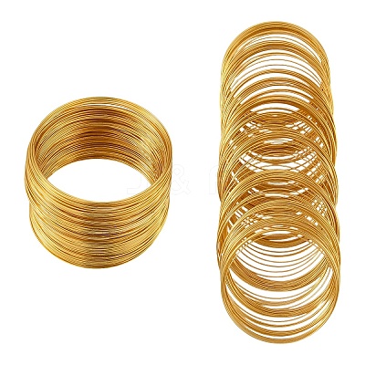 200 Circles Steel Memory Wire TWIR-YW0001-05G-1
