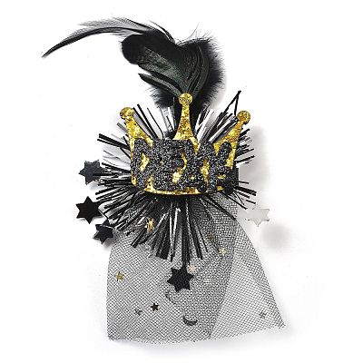 New Year's party Iron Hair Clip LS-OHAR-R102-01B-1