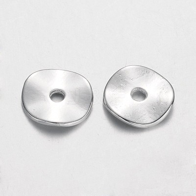 Tibetan Style Alloy Wavy Spacer Beads LS-K0NWF022-1