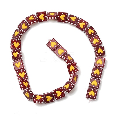 Glass Enamel Beads GL-CBA33A9-03H-1