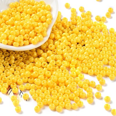 Baking Paint Glass Seed Beads SEED-H002-I-B502-1