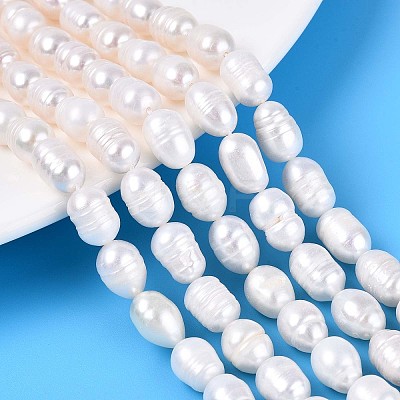 Natural Cultured Freshwater Pearl Beads Strands PEAR-T006-19C-1