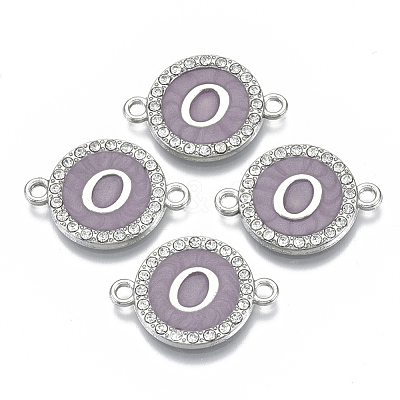 Alloy Enamel Links Connectors ENAM-TAC0003-01S-01O-1