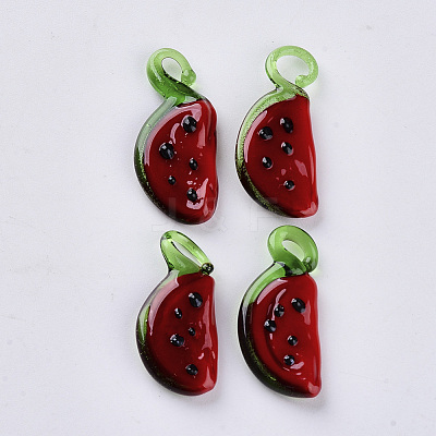 Handmade Lampwork Pendants X-LAMP-S188-12-1