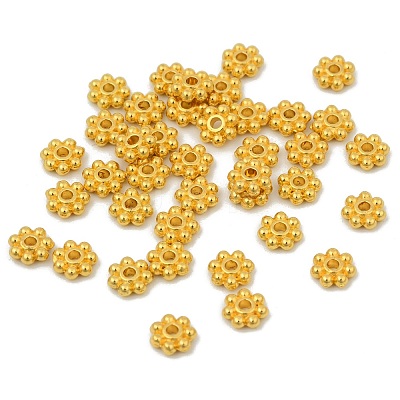 Alloy Beads Daisy Spacer Beads LF1249Y-01G-RS-1