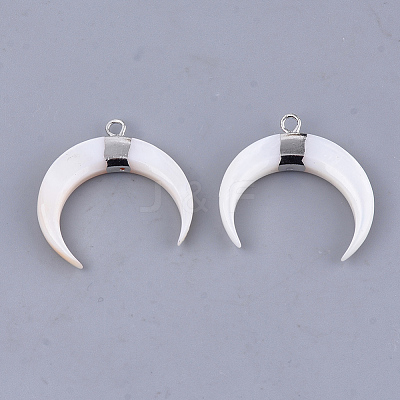 Freshwater Shell Pendants SHEL-T012-58P-1