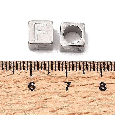 304 Stainless Steel European Beads STAS-D382-02F-P-1